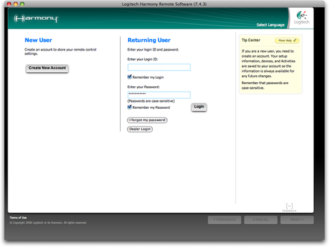 Logitech Harmony Remote Software