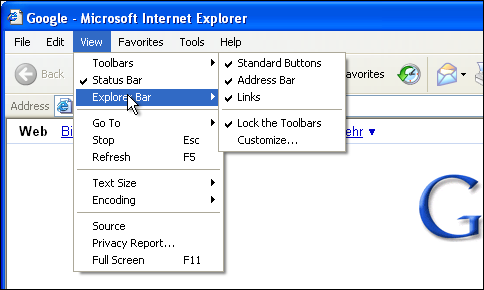 Mouse path for sub-menus in Windows