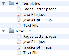 Template Folders