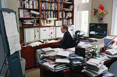 Al Gore's Office is a mess