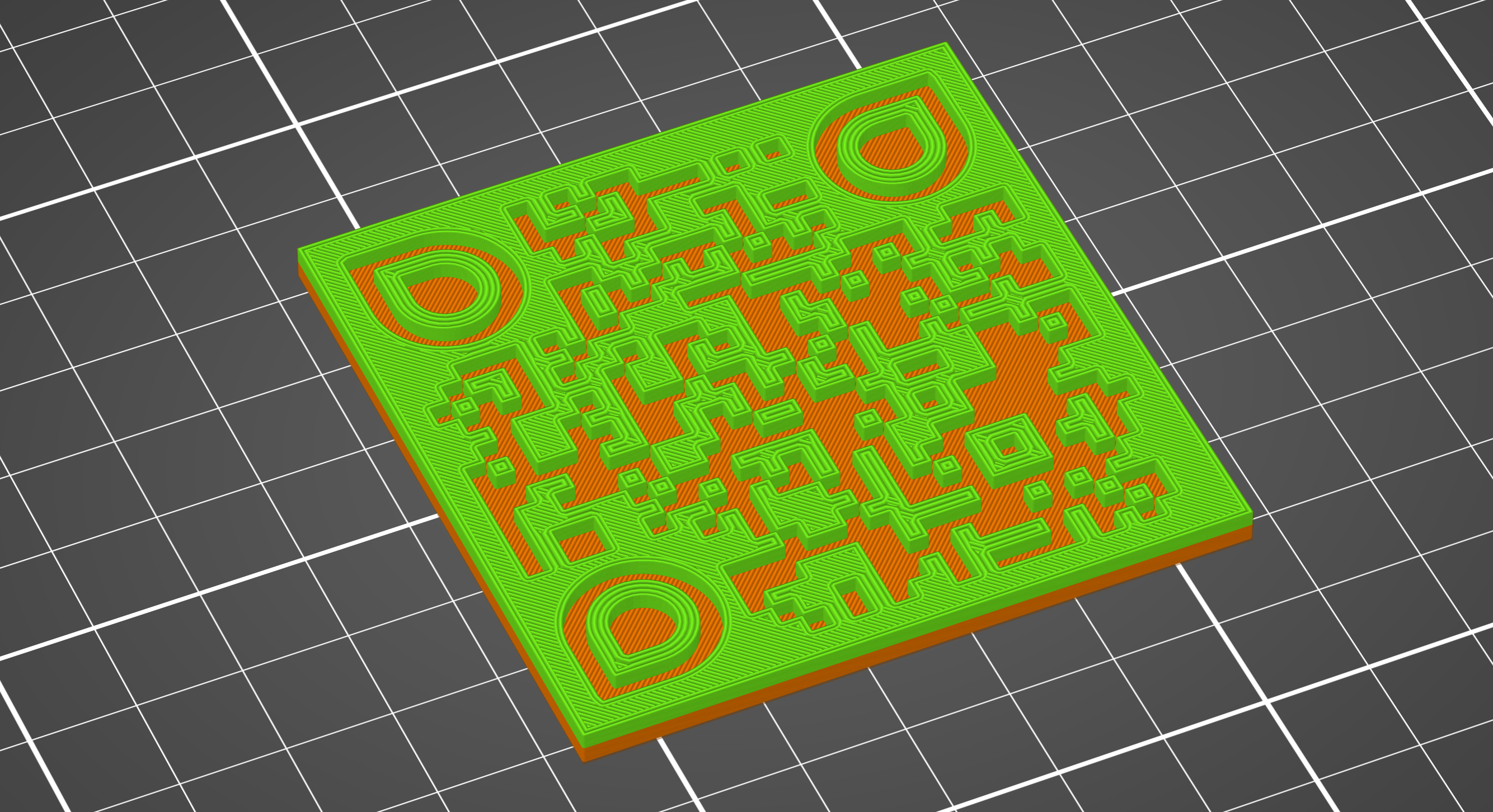 QR Code STL in Prusa Slicer